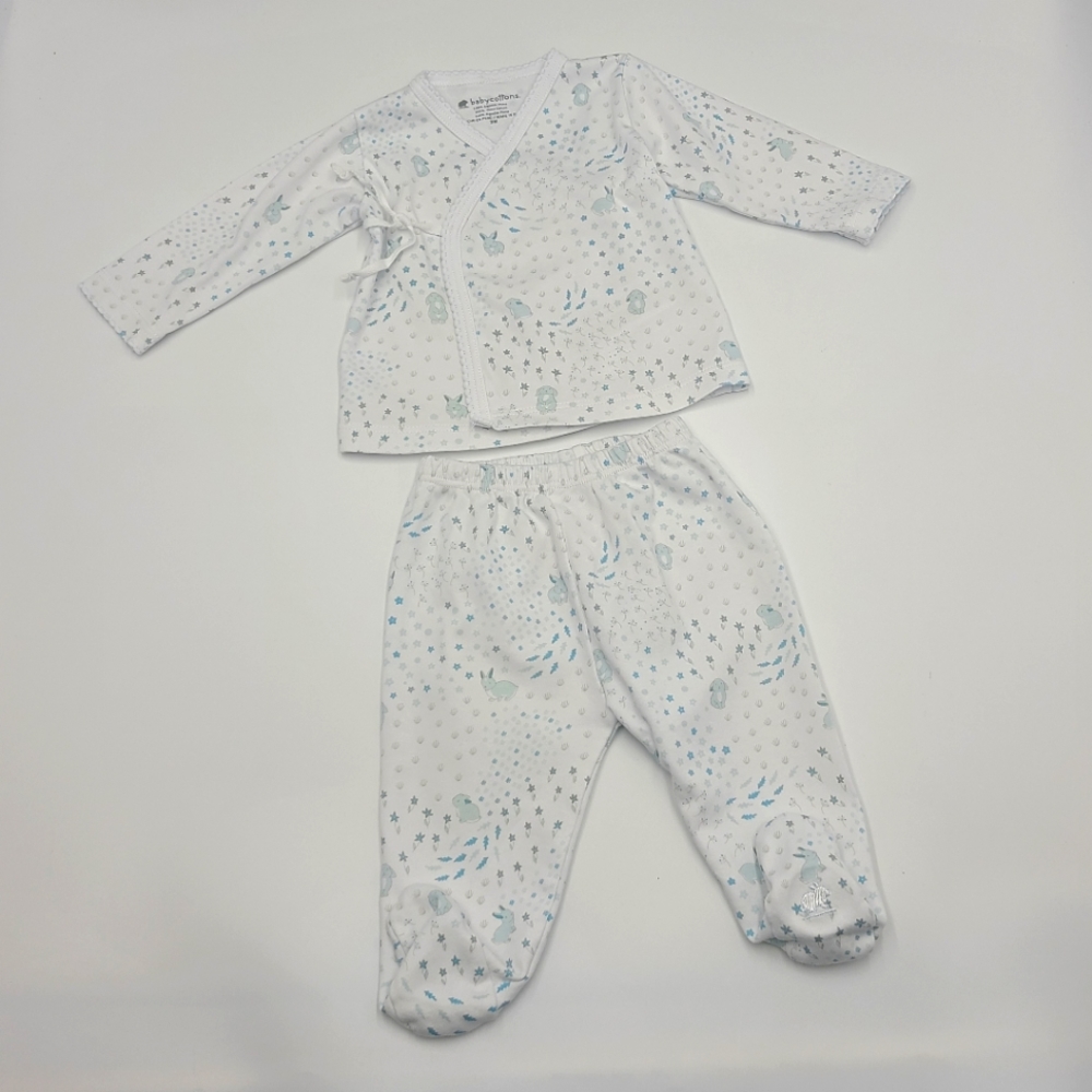 Babycottons baby boy Pima cotton bunny outfit size 3 months - Picture 2 of 6